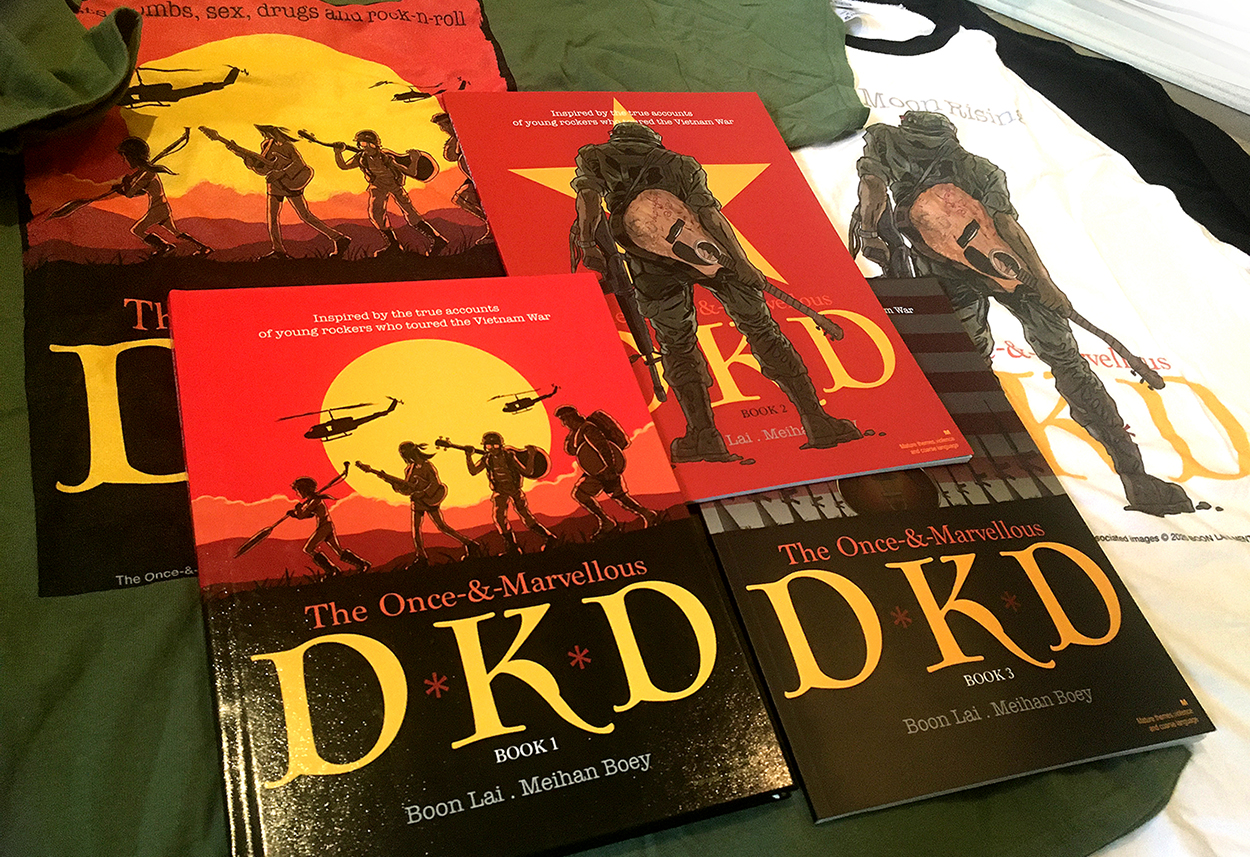 DKD comics, t-shirts, merchandise image