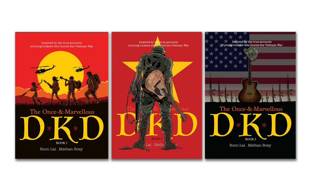 DKD graphic novel Front Covers Photo